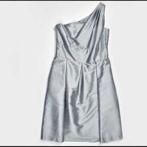 Alfred Sung cocktail length dress with pockets! Beautiful Quarry-size 12